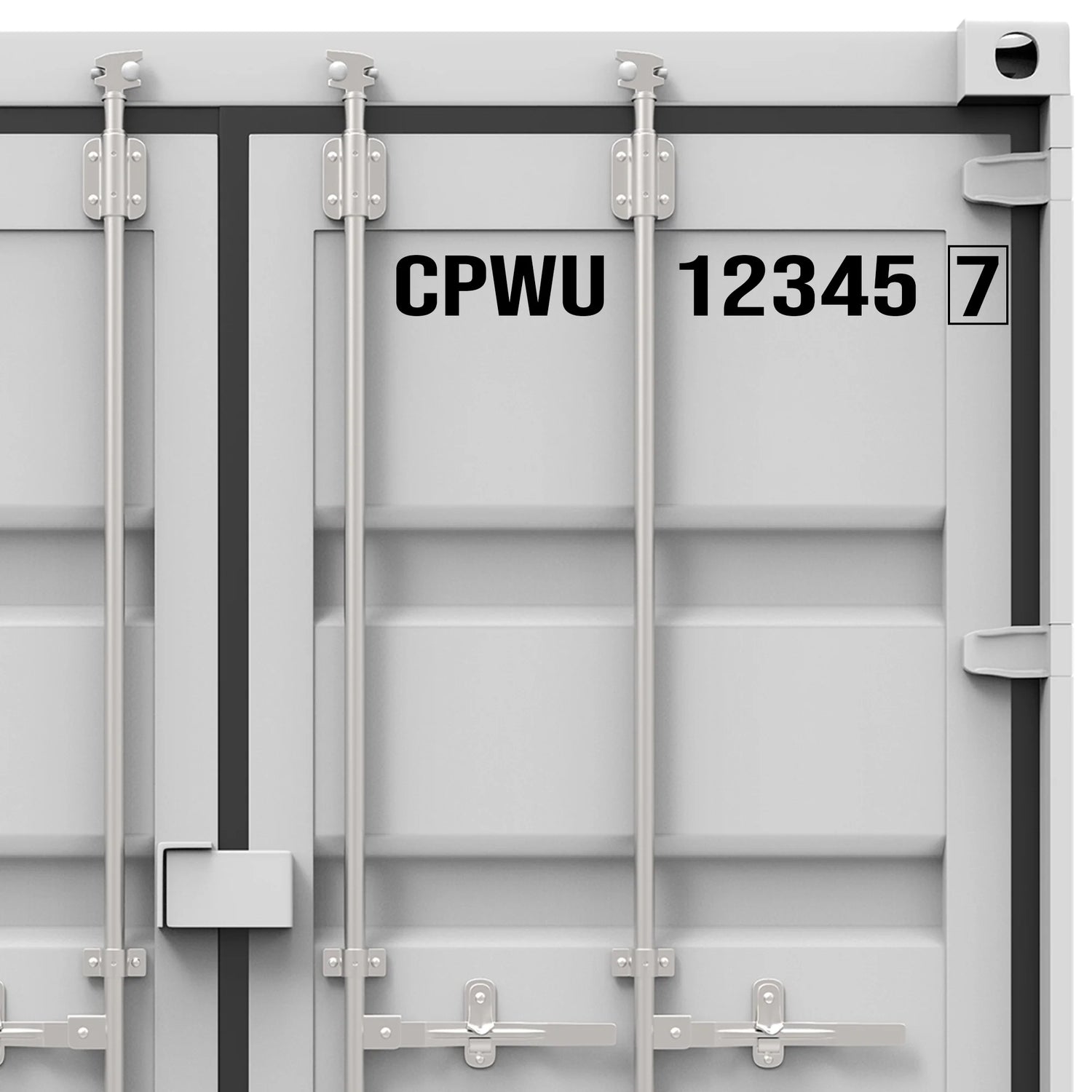 Shipping Container Unit Numbers